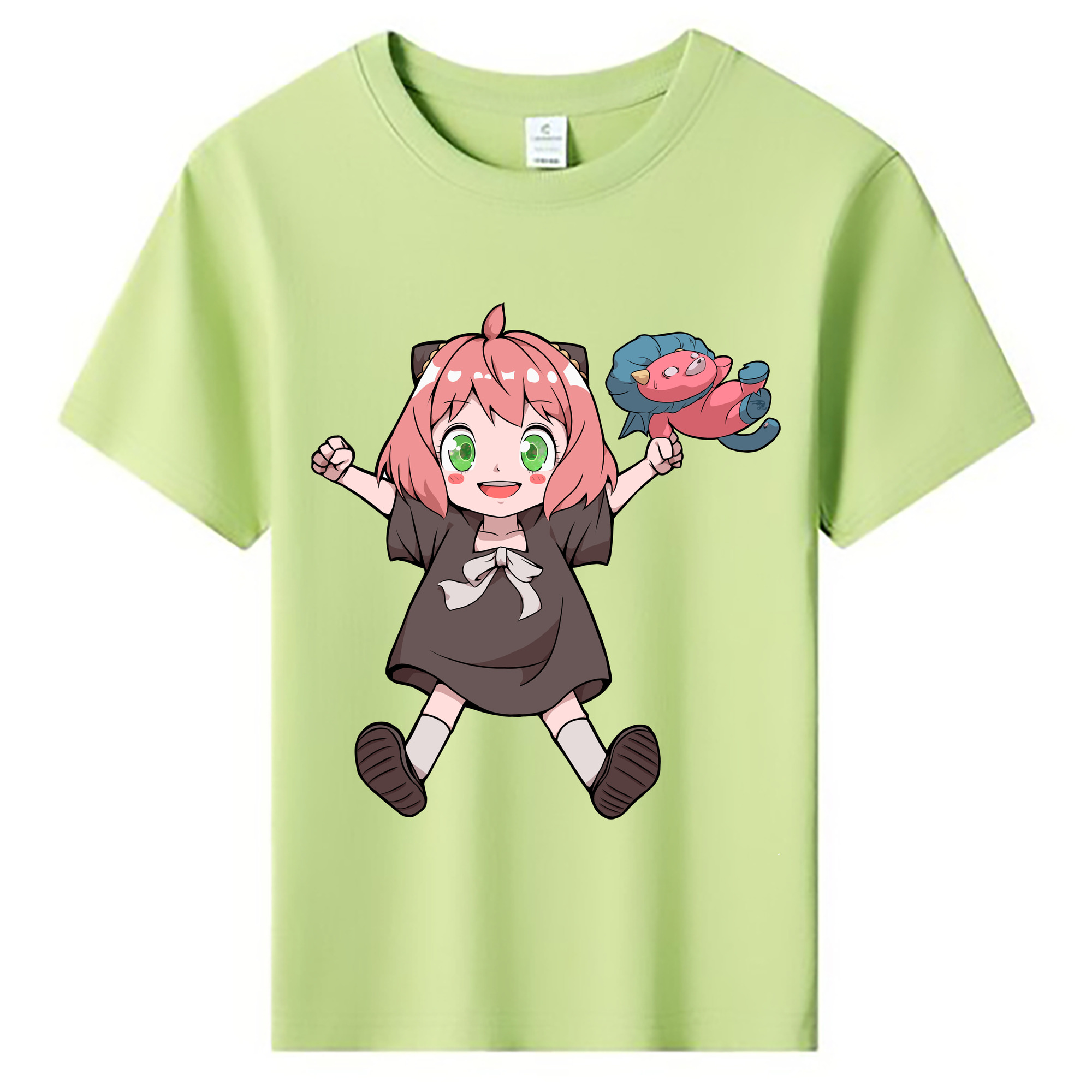 （画像用） SPY×FAMILY间谍家家酒 綿100％キッズTシャツ（フロントプリント）